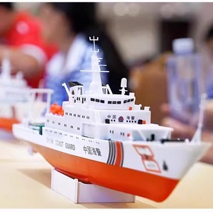 [灵动模配]中国海警船电动拼装模型 电动船模型可下水 中天模型