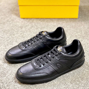 tods托德斯男鞋2022秋冬真皮侧边字母logo休闲板鞋豆豆底运动鞋