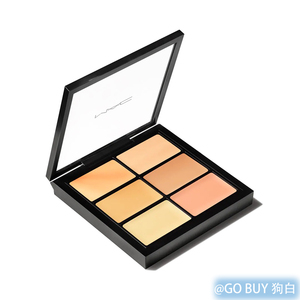 mac六色遮瑕盘light/medium 魅可6色遮暇遮瑕膏