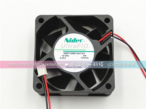 Nidec H60T12BS13A7-01Z90 12V S7蚂蚁 S9官电源机箱风扇 6CM厘米