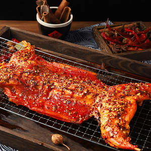 重荣】手撕烤兔整只 兔肉四川香辣口味冷吃兔腿地方特色麻辣美食