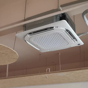 midea美的十匹一拖二中央空调吸顶吊顶式10p冷暖新能效一级天花机