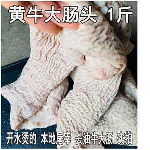 牛大肠头 1斤  新鲜牛大肠飞水牛肠 另有牛杂牛肚牛骨牛碎肉牛头