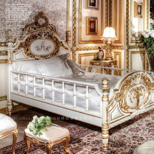 婴儿床 欧式 宫廷 bb床 实木 欧式奢华 雕花摇篮床 法式 大户型