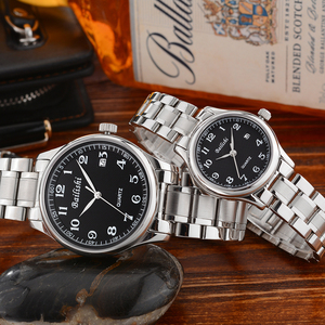 名牌百力时男士手表防水时尚款女2017新款情侣手表一对价复古简约