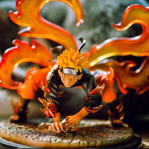 000人付款淘宝火影忍者gk最强尾兽九尾鸣人雕像手办摆件模型动漫二