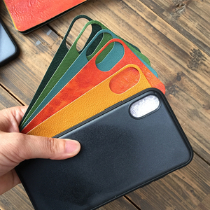 diy手工真皮iphone苹果6s7p8x手机套保护壳手机壳材料包自制套餐
