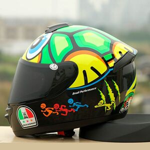 摩托车头盔男女机车个性头盔春夏透气安全帽卡丁车电动车犄角街车