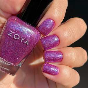 美国zoya eradani zp1084紫红微闪亮片指甲油华丽气质环保持久