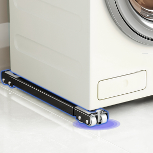 可伸缩洗衣机底座托架冰箱垫高置物架滑轮滚筒万向轮支架移动神器