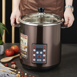万宇304不锈钢电炖锅全自动煲汤陶瓷隔水炖盅大容量商用煮粥神器