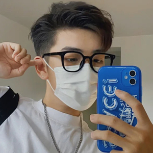 黑框眼镜男士潮款防辐射抗蓝光护眼无度数大框近视装饰网红平光镜