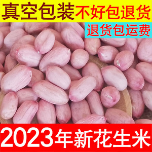 2023年新花生米生花生新货新鲜晒干原味3大粒花生仁5斤10山东特级