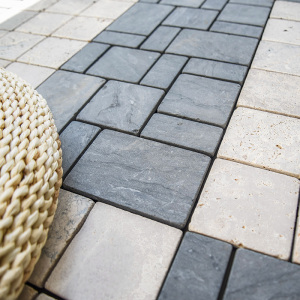 淋浴房地板石防滑拼接翻新改造地砖户外花园庭院露台阳台石头地板