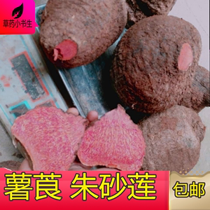 红薯莨朱砂莲天然食用干货红孩儿500g 染布薯中药材 血三七一斤