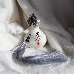 异人小筑原创古风男款长流苏发扣半马尾发箍多用途发冠汉服配饰品