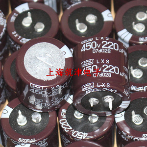 日本电解电容 450V220UF 30x30 220UF 450V 黑金刚LXS长寿命105度