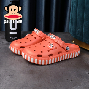 大嘴猴洞洞鞋女鞋男鞋2021春季防滑包头护趾凉拖鞋休闲轻便沙滩鞋