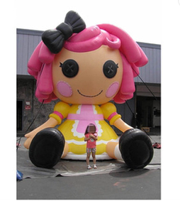 充气女孩气模 男孩女孩学生芭比娃娃气模 校园开学商场店庆美陈装