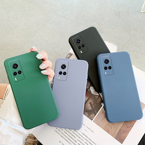 vivox60手机壳x60pro魔方液态硅胶x60pro 保护套十防摔全包边por男女