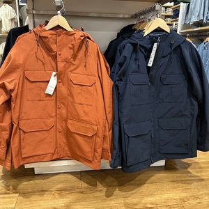 云古U家春秋冲锋衣男女款防风防水登山服宽松工装夹克外套459590