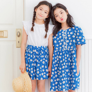 夏季闺蜜装连衣裙两件套姐妹