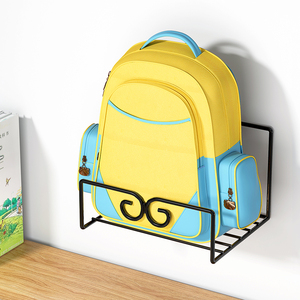 书包架放书包的置物架学生儿童挂包包收纳架子家用办公室墙上神器