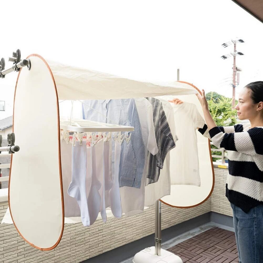 晾衣罩室外晒衣服防尘防雨水防鸟粪防晒盖布保护套户外洗衣防护罩