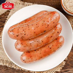 众品5g烤肠700g纯肉火腿肠香肠路边摊街边油烧烤小吃店商用热狗肠