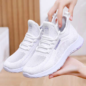 老北京布鞋女夏季白色网鞋镂空运动鞋轻便百搭透气网面休闲网鞋女