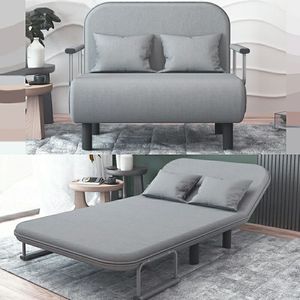 布艺沙发床可折叠两用客厅多功能1米1.5米双人折叠床单人小户型