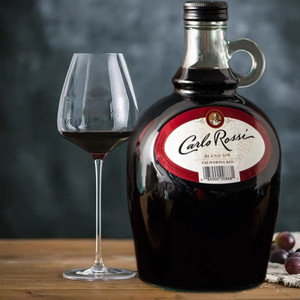加州乐事红酒3l美国原装进口半干红葡萄酒3斤6斤大瓶 carlo rossi