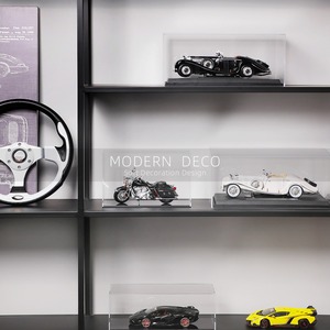 MODERN 亚克力展示框哈雷摩托车老爷车跑车模型现代样板房间摆件