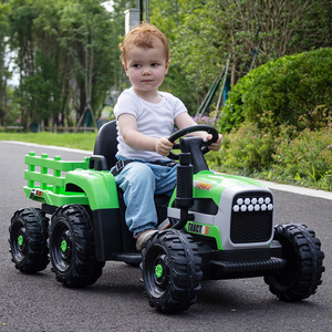 儿童拖拉机四轮电动汽车宝宝小孩玩具车可坐人带遥控1一3周岁礼物