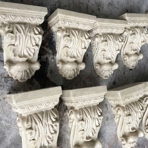 奥特曼大理石梁托石材雕花梁托背影墙角花欧式 垭口背景墙锁头