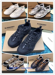 burberry博柏利巴宝莉男鞋专柜新款保暖马丁靴鞋帆布鞋运动老爹鞋