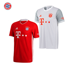 正品欧冠20-21拜仁慕尼黑足球服拜仁主场客场球衣9号莱万男fi6197