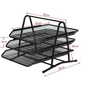 金属铁丝四层文件架