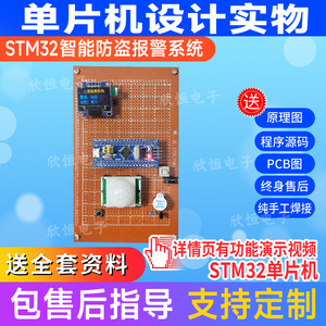 基于stm32单片机智能防盗系统设计 红外报警入侵控制系统设计
