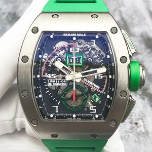 二手理查德米勒rm11-01钛金属镂空表盘男士手表自动机械表计时