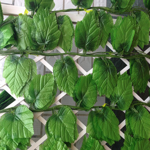 仿真植物葡萄藤条葡萄叶子塑料花藤假树叶藤条蔓室内吊顶装饰包邮