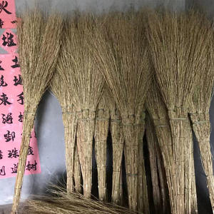 扫把工厂车间专用铁扫把农村户外老式手工植物编织环卫清吉大扫帚