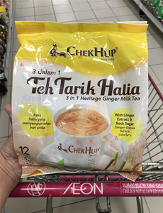 ChekHup泽合驱寒暖宫姜汁奶茶40克X12小包马来西亚代购海外直邮
