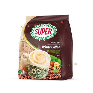 新加坡Super超级榛果炭烧白咖啡36克X15小包马来西亚代购海外直邮