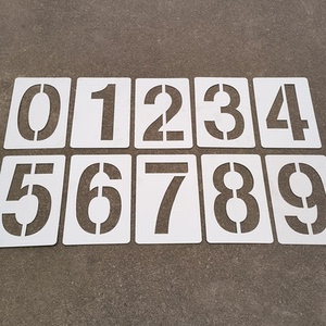 镂空数字喷漆模板喷字模具号码牌空心字货车放大号汽车牌尾部喷号