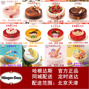 哈根达斯冰淇淋雪糕生日蛋糕配送货冷冻速递多款同城上门北京天津