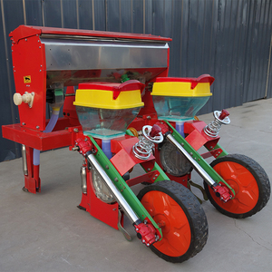 新款玉米播种机免耕实心肥腿精量播免间苗悬浮四轮拖拉机带种肥同