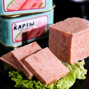 俄罗斯风味卡勒德猪肉午餐肉罐头火腿开罐即食火锅食材非进口198g