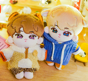 18cm防弹少年团公仔bangtan金硕珍玩偶娃娃毛绒裸娃 生日礼物现货