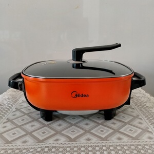 midea/美的 mc-lhn30a电火锅家用多功能6l大容量电饼铛电煎锅正品